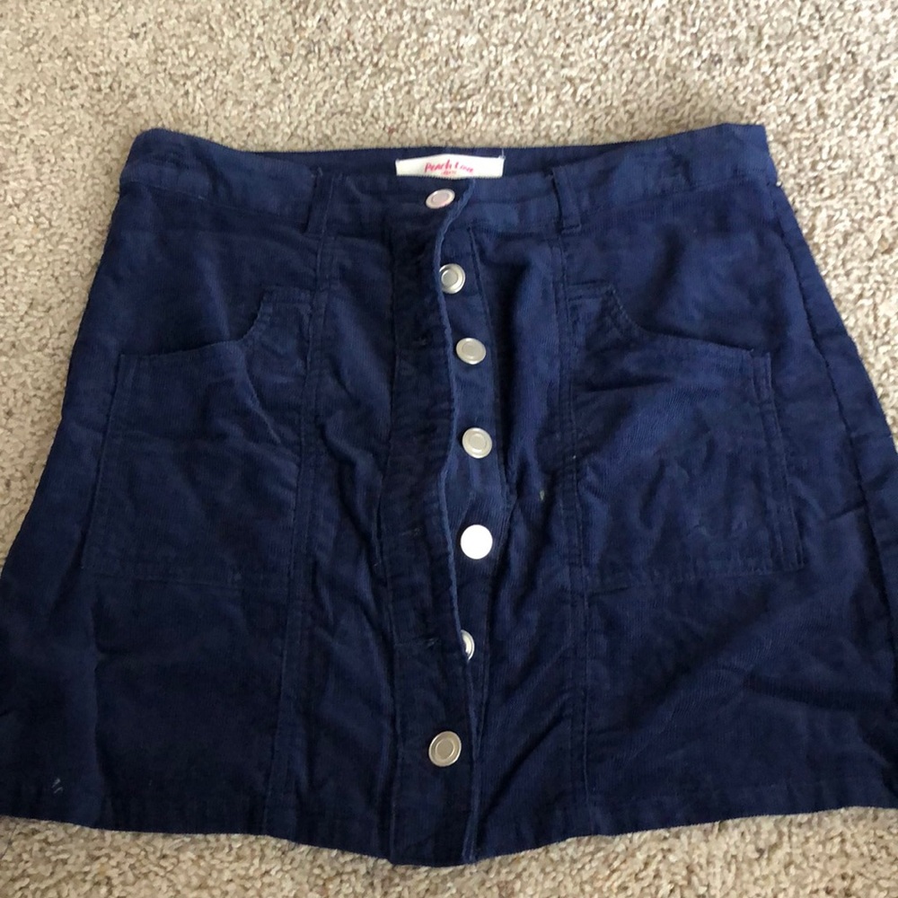 navy skirt
